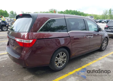 2013 Honda Odyssey Ex-L из США, поврежденный, VIN 5FNRL5H64DB053215